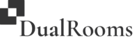 DualRooms Logo mit den Quadraten