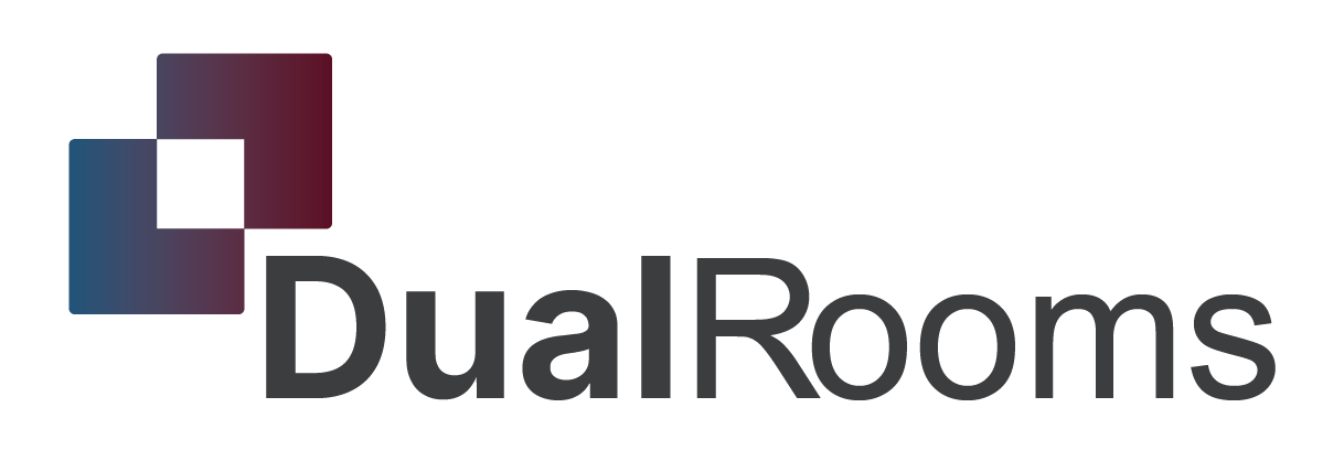 DualRooms Logo – Plattform für flexible und stundenweise buchbare Räume